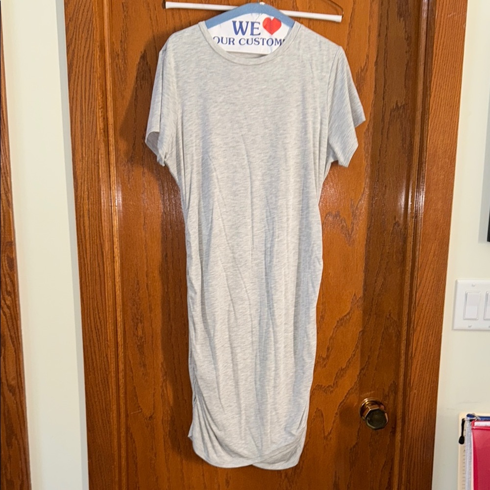 Express Gray Maxi Dress